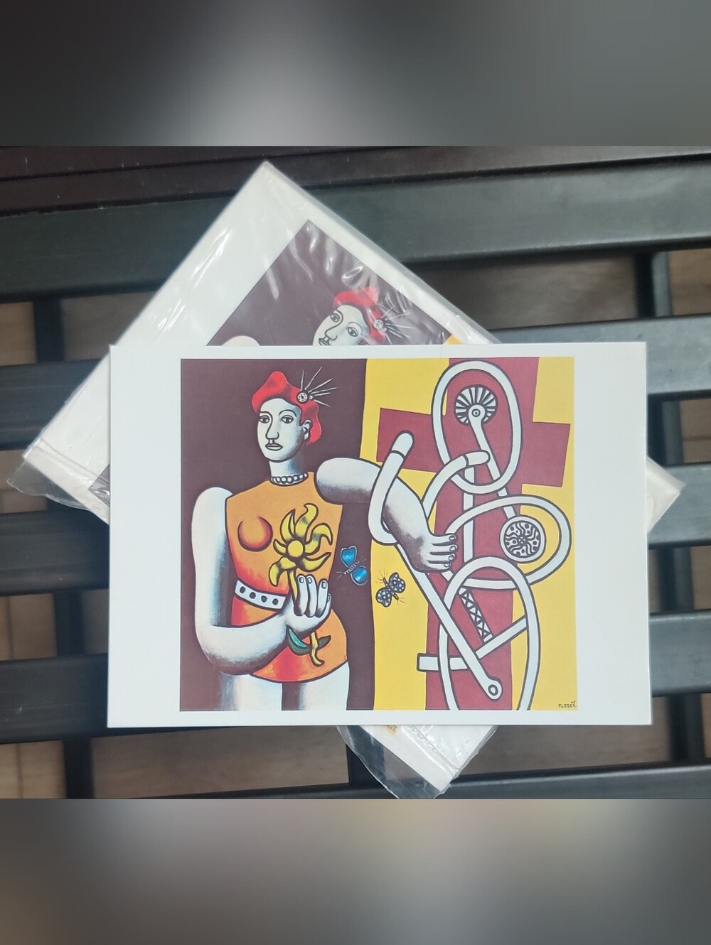 Set Of 10 : RARE Vintage 1995 MoMA Postcard - Fernanda Léger's 1945 "Big Julie"